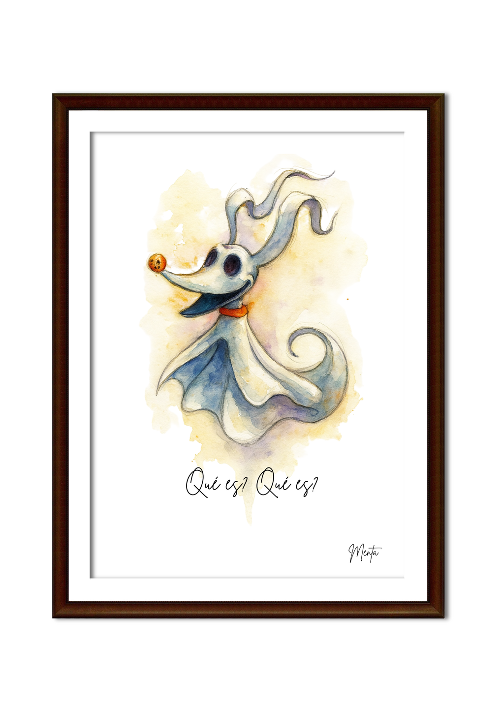 Lámina Pesadilla Antes de Navidad || Zero