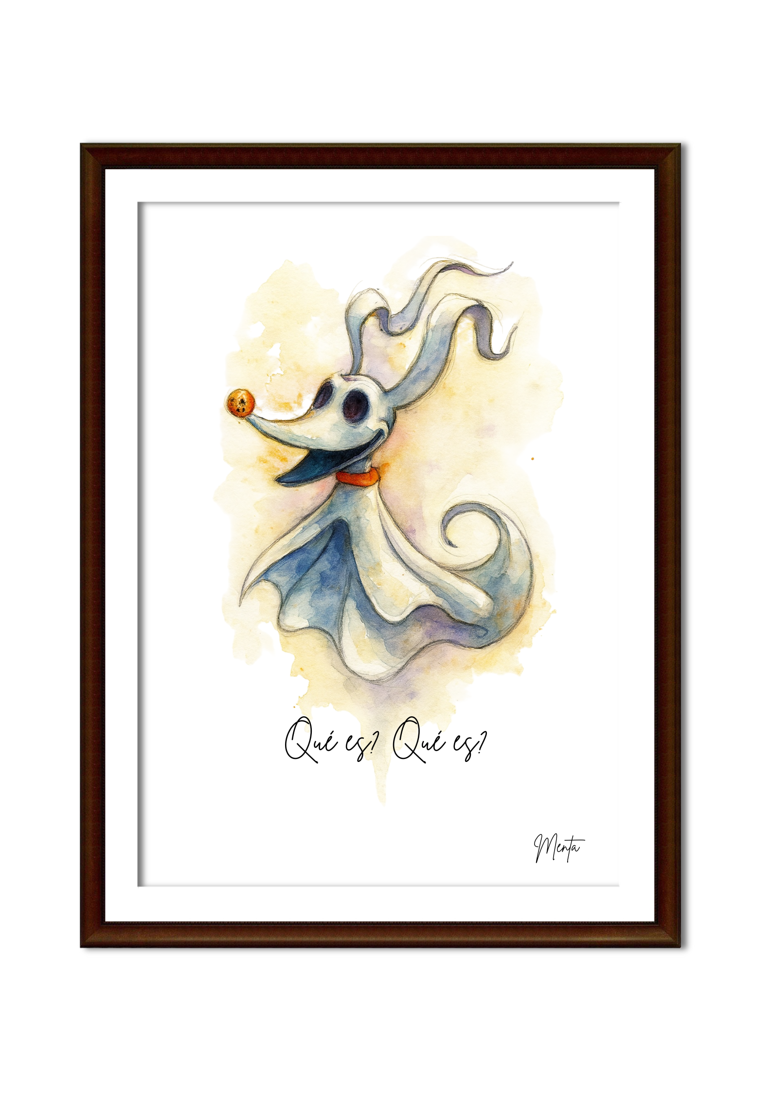 Lámina Pesadilla Antes de Navidad || Zero