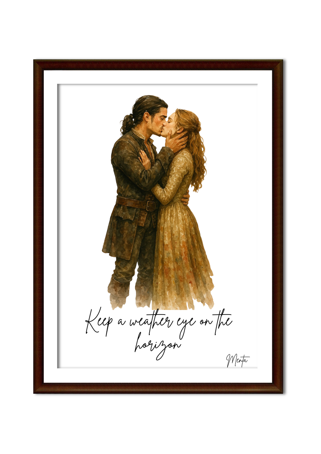 Lámina Will y Elizabeth | Piratas del Caribe