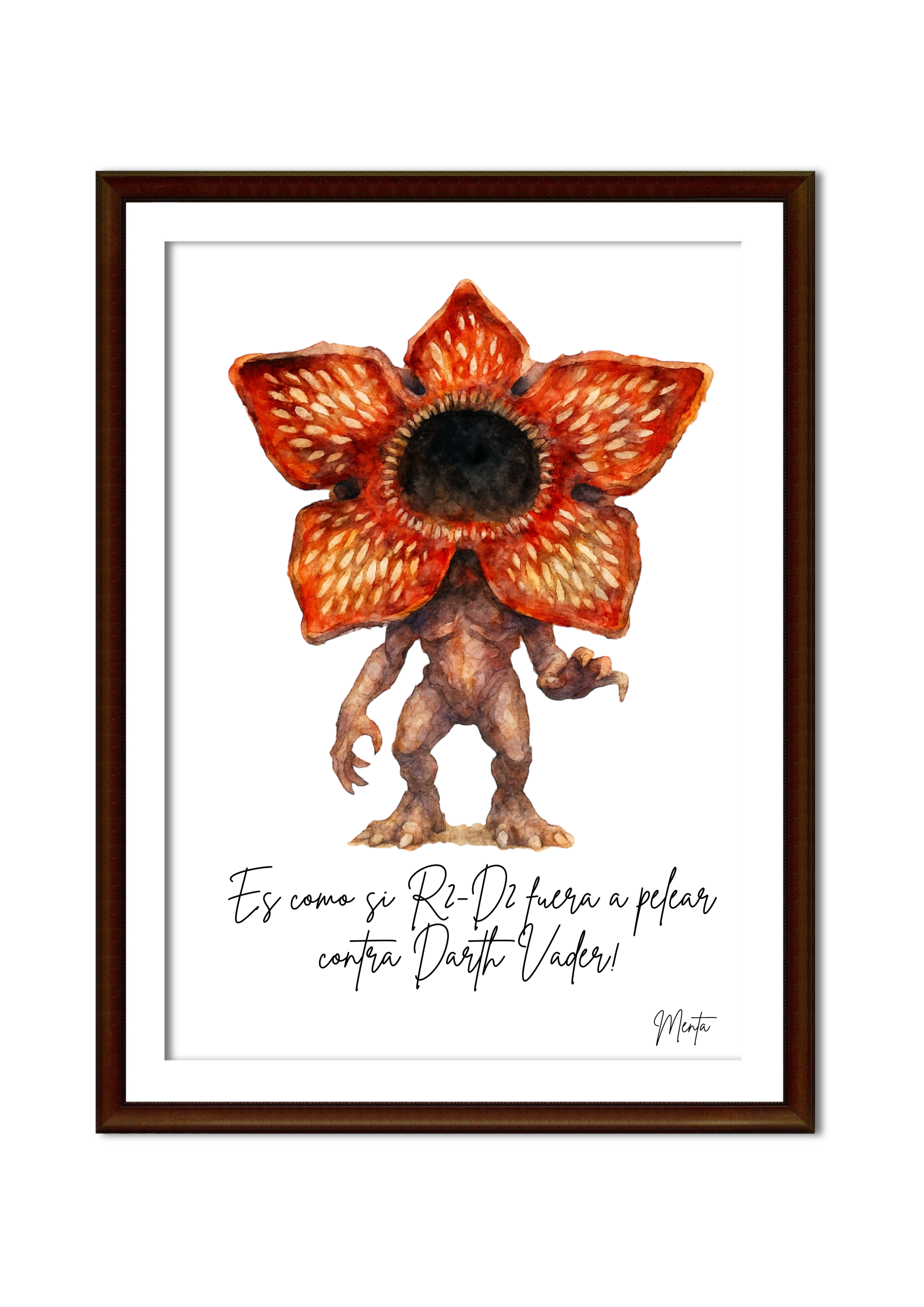 Lámina Demogorgon || Stranger Things