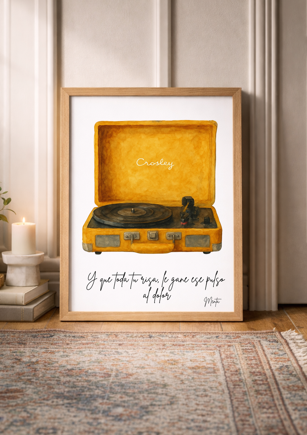 Lámina Tocadiscos || El Canto del Loco