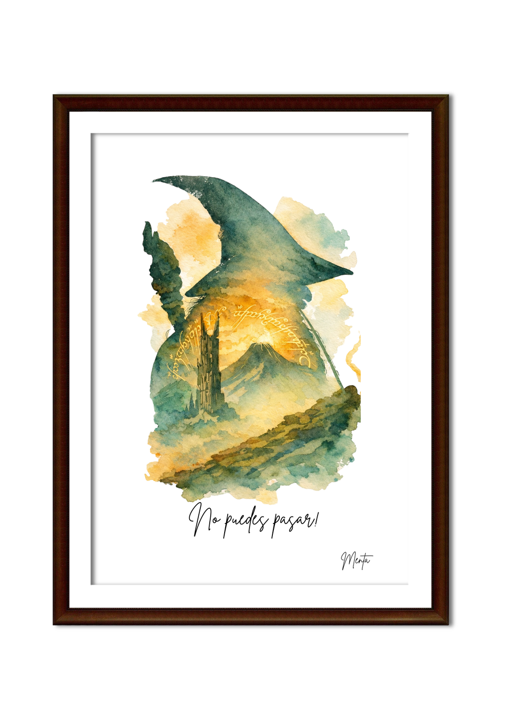 Lámina El Señor de los Anillos