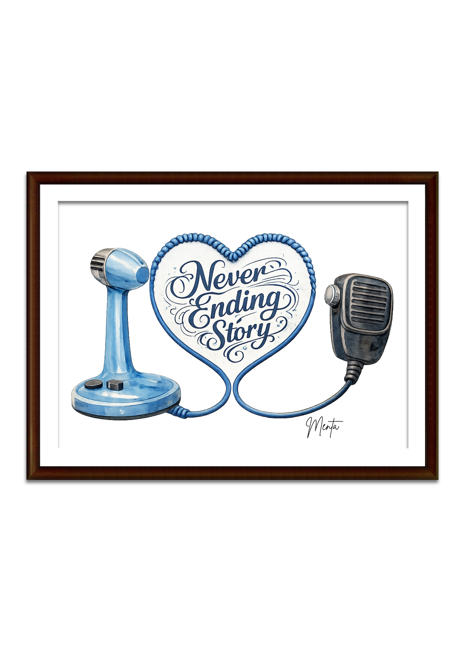 Lámina Never ending Story| Stranger Things