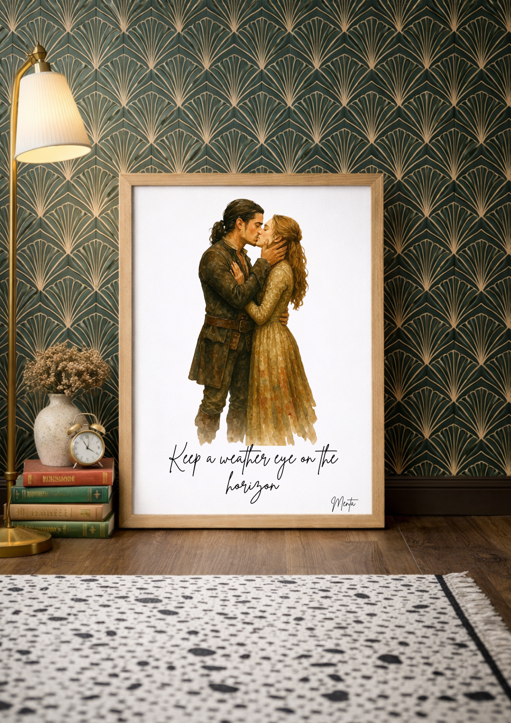 Lámina Will y Elizabeth | Piratas del Caribe