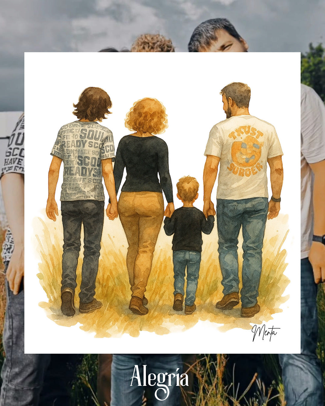 Lámina Retrato Ohana