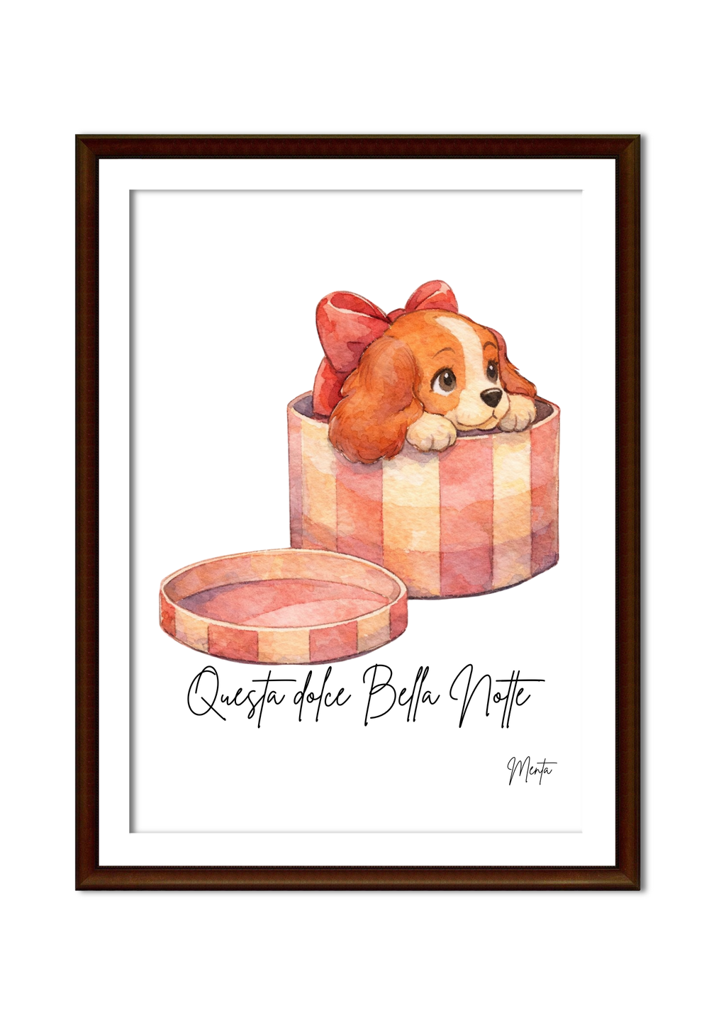 Lámina La Dama y El Vagabundo