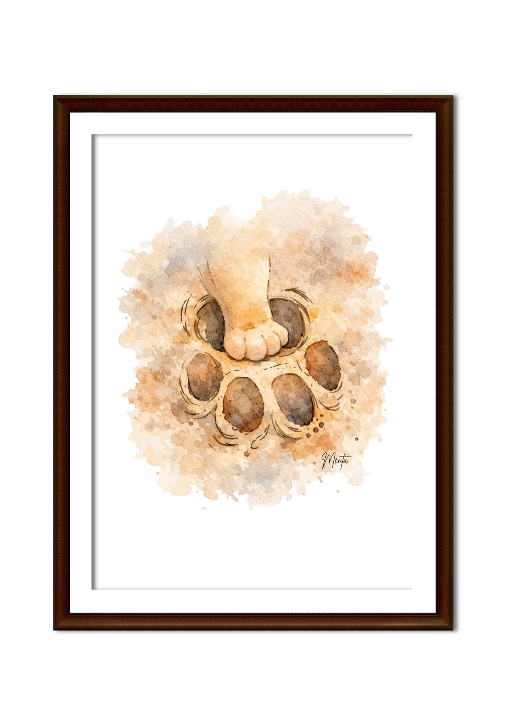 Lámina El Rey León | Huellas