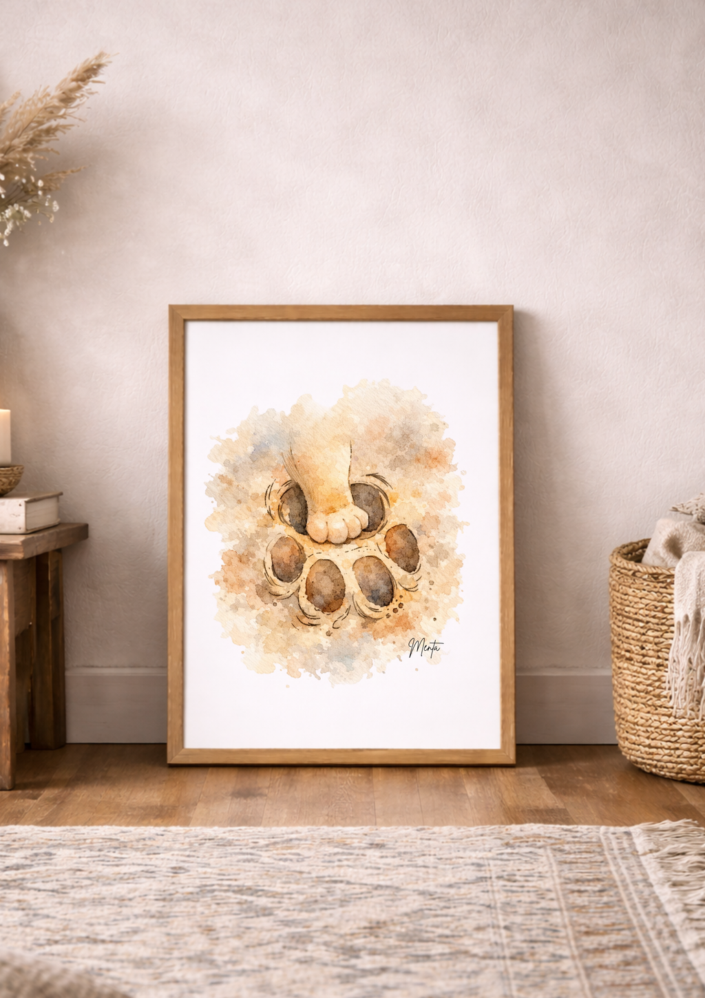 Lámina El Rey León | Huellas