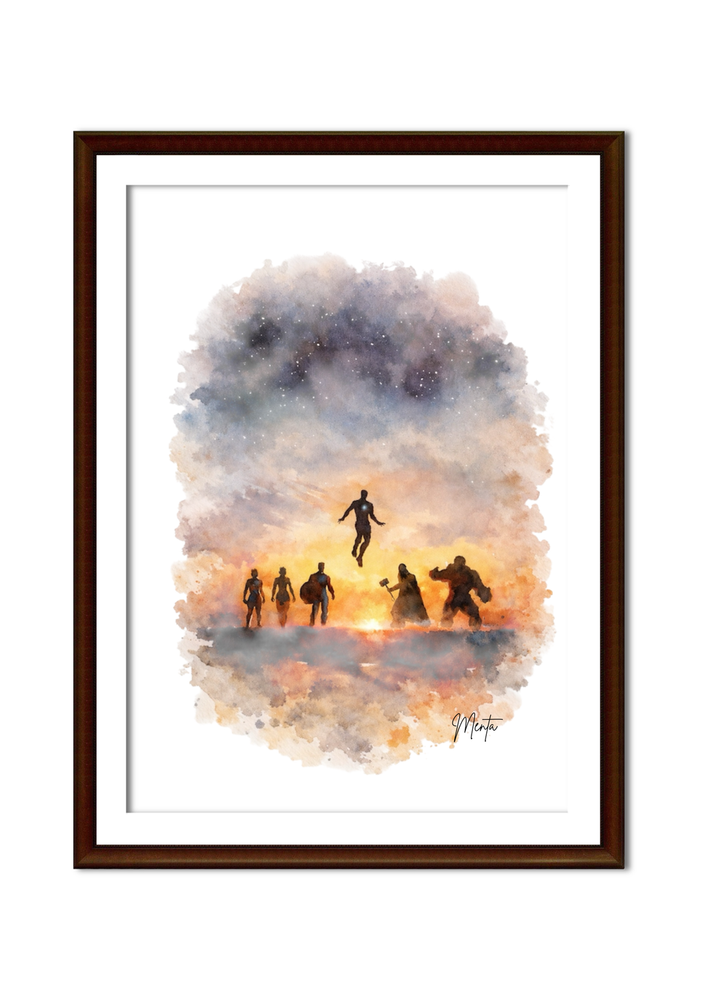 Lámina Marvel || Los Vengadores