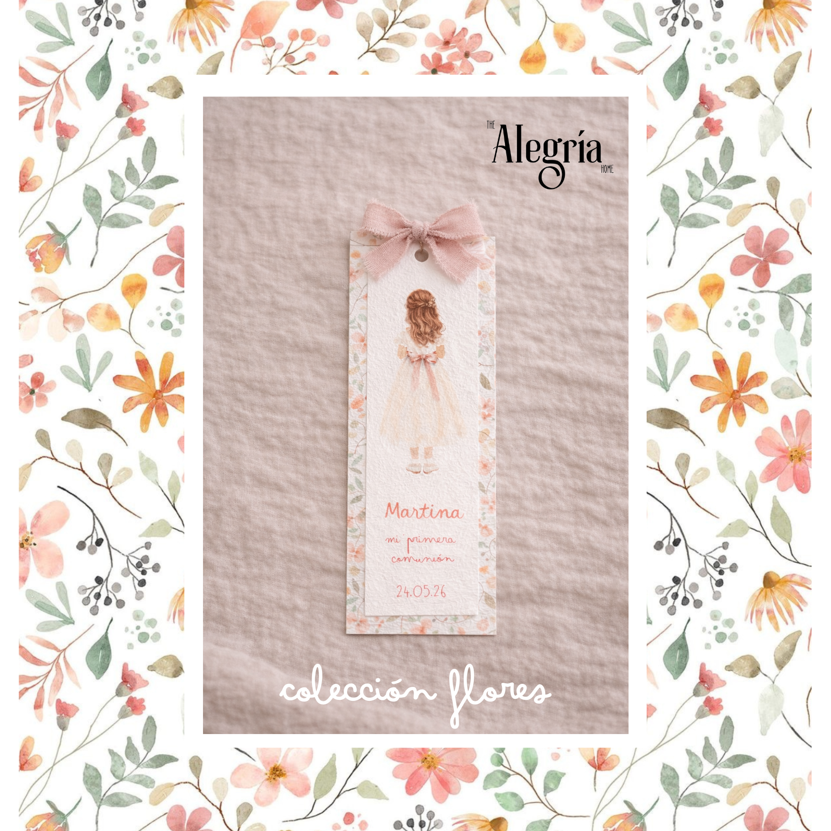 Recuerdo Primera Comunión Flores