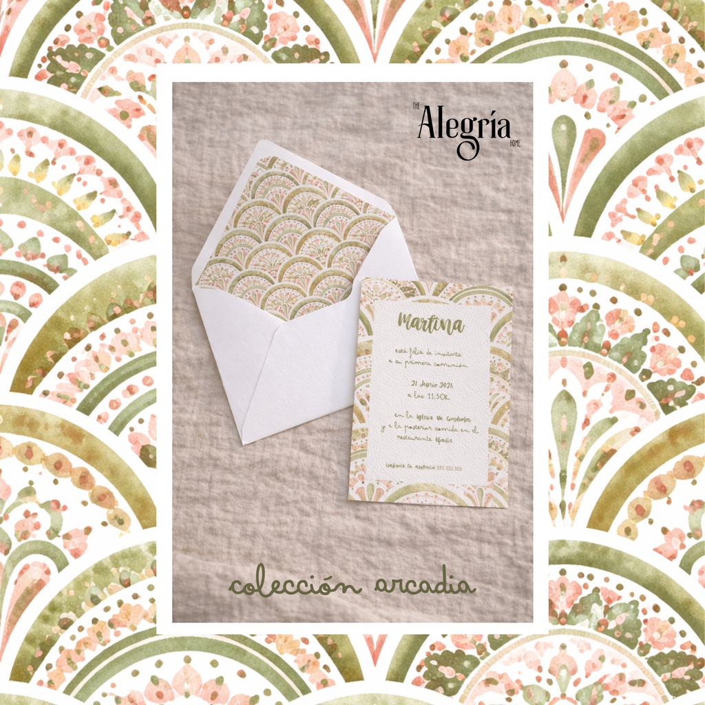 Invitación Primera Comunión Arcadia
