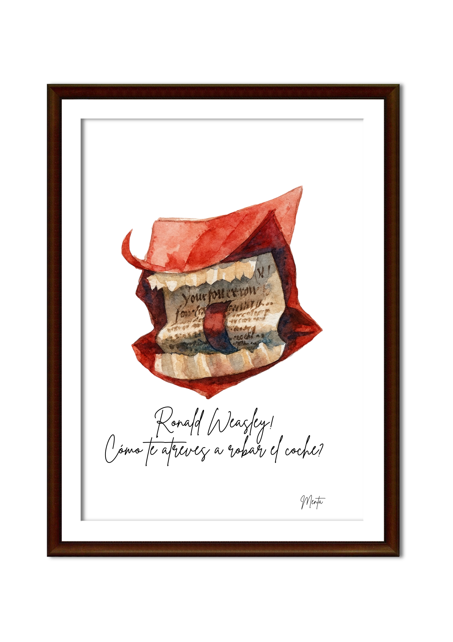 Lámina Vociferador Harry Potter